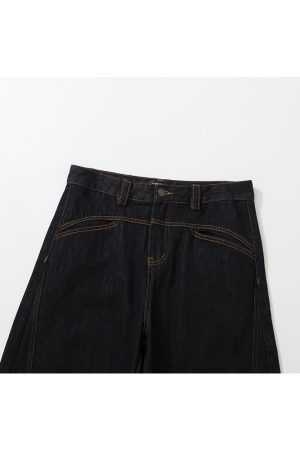 Vintage American Distressed Cocoon Scythe Pants - Relaxed Loose Banana Jeans for Trendy Y2K Style