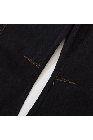 Vintage American Distressed Cocoon Scythe Pants - Relaxed Loose Banana Jeans for Trendy Y2K Style