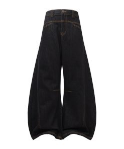 Vintage American Distressed Cocoon Scythe Pants - Relaxed Loose Banana Jeans for Trendy Y2K Style