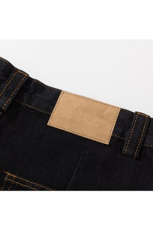 Vintage American Distressed Cocoon Scythe Pants - Relaxed Loose Banana Jeans for Trendy Y2K Style