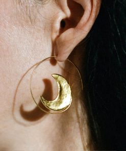 Vintage Asymmetrical Minimalist Large Earrings - Unique Design with Understated Luxury, Perfect for Y2K and Modern Fashion Styles