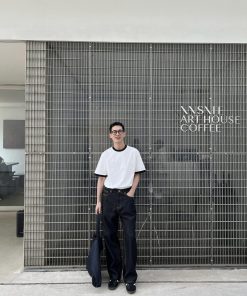 Vintage Black Loose Fit Jeans for Men, Washed Draped Straight Leg Wide-Leg Pants, Casual 90s Style Fashion