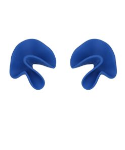 Vintage Blue Earrings with Unique Design, Minimalist Mosquito Coil Ear Clips, Flattering to Complexion, Versatile Fashion Accessory