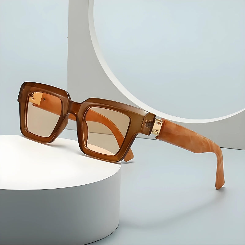 Vintage Corset Outfit Aesthetic, Sweet Girl Style - Casual Square Sunglasses Vintage Corset Outfit Aesthetic, Sweet Girl Style - Casual Square Sunglasses