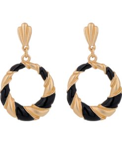 Vintage Curved Striped Silver Needle Stud Earrings for Women - Retro French Minimalist Oil Drop Design, Chic Ear Accessories