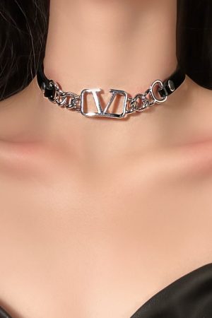 Vintage Dark Cross Thorn Rose Choker Necklace for Women - Sweet Cool Spicy Girl Collar Accessory