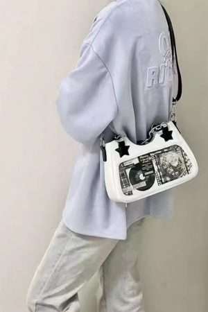 Vintage Denim Crossbody Bag for Women, Trendy Japanese Style Underarm Handbag, Small Appetite Design, Fashionable Shoulder Bag