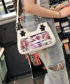 Vintage Denim Crossbody Bag for Women, Trendy Japanese Style Underarm Handbag, Small Appetite Design, Fashionable Shoulder Bag