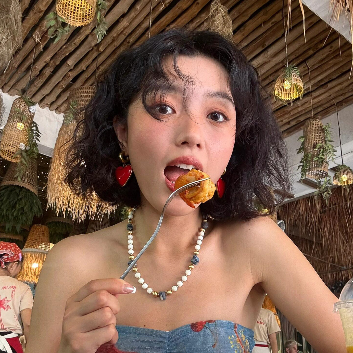 Vintage Distressed Red Heart Stud Earrings - Minimalist Light Luxury Accessories for Unique Personal Style Vintage Distressed Red Heart Stud Earrings - Minimalist Light Luxury Accessories for Unique Personal Style