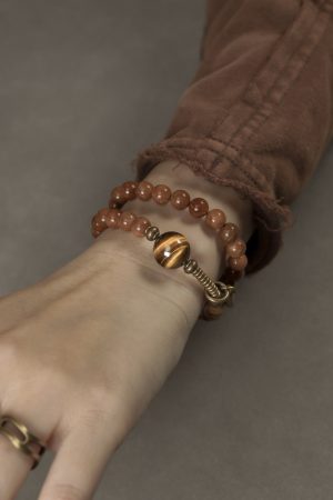 Vintage Ethnic Double Circle Bead Bracelet for Women and Men, Trendy Cultural Accessories, Original Buddhist Style Jewelry