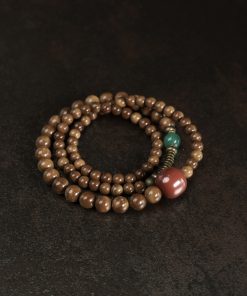 Vintage Ethnic Multi-Layer Bracelet Necklace for Women, Curved Tail Flower Design, Original Boho Jewelry