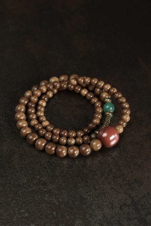 Vintage Ethnic Multi-Layer Bracelet Necklace for Women, Curved Tail Flower Design, Original Boho Jewelry