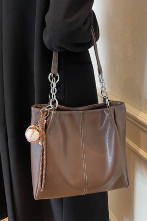 Vintage French-Style Large Capacity Tote Bag for Women - Spring/Summer 2025 Fashion Shoulder Bag for Students and Commuters