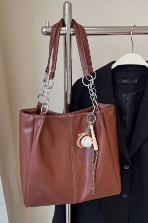 Vintage French-Style Large Capacity Tote Bag for Women - Spring/Summer 2025 Fashion Shoulder Bag for Students and Commuters
