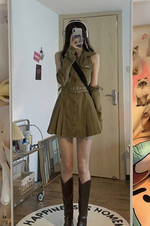 Vintage French Summer Spicy Girl Dress for Women - A-Line Short Skirt, Waist-Cinching Design, Stylish Workwear Fashion