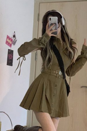 Vintage French Workwear Vest Dress for Women, Waist-Cinching Design, Pleated Short Skirt, Stylish Summer Fashion, Sweet & Spicy Vibes