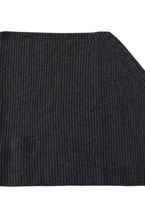 Vintage Gray Wool Shawl Scarf - Versatile Fashionable Warm Neck Accessory for Stylish Outfits - Perfect for 90s and Y2K Looks