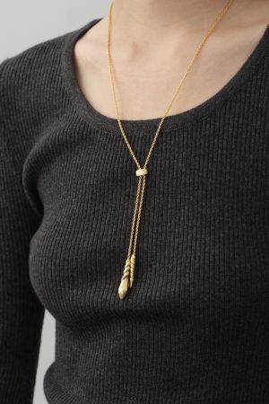Vintage High-End Adjustable Twisted Long Pull Sweater Chain for Women - Classicism Designer Style