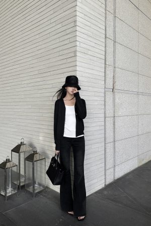 Vintage High-Waisted Flared Jeans for Women | Slim Fit Spring Summer Long Pants | Versatile Fashion Favorite