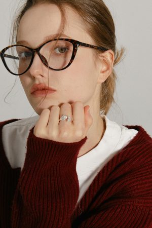 Vintage-Inspired Adjustable S925 Pure Silver Shell Ring for Elegant Ladies - High-End Niche Jewelry