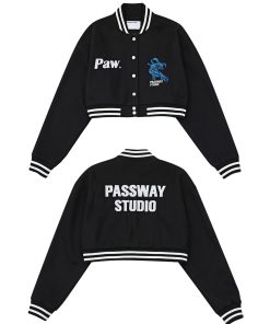 Vintage-Inspired Short Baseball Jacket for Women | American Streetwear Coat | Spring Autumn Euro-American Style