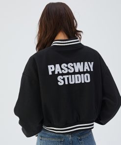 Vintage-Inspired Short Baseball Jacket for Women | American Streetwear Coat | Spring Autumn Euro-American Style