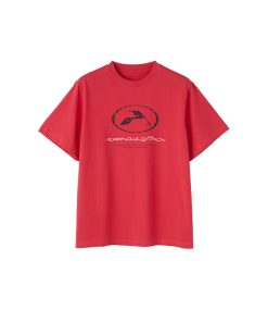 Vintage Logo Short Sleeve T-Shirt in 90s Style - Retro Graphic Tee for Casual Wear