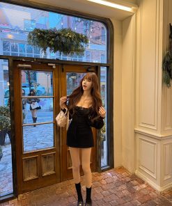 Vintage Moon Vera Niche Design Pullover T-shirt for Women - Princess Sleeve with Lace Trim, Spring Summer Fashion 2025