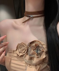 Vintage Multi-Layered Heart Cross Necklace for Women, Exaggerated Hoodie Chain, Long Sweater Chain, Y2K European American Style