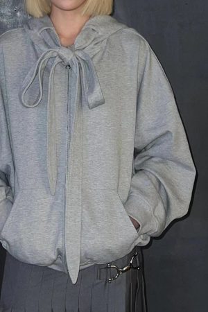 Vintage Pumpkin Lace-Up Hoodie for Unisex - Loose Casual Cardigan with Cleanfit Design