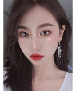 Vintage Retro 3D You Bloom, Butterflies Come Long Slimming Fairy Earrings for Boho & Y2K Style