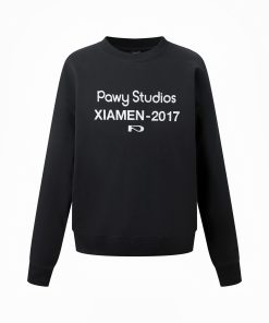 Vintage Retro Round Neck Sweatshirt - Trendy Basic Logo Printed Long Sleeve Top for Casual Y2K Style Fashion