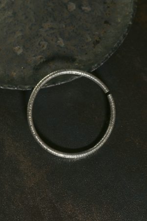 Vintage Silver Open Bracelet - Adjustable Unisex Wristband, Trendy Accessory Inspired by 90s and Y2K Styles