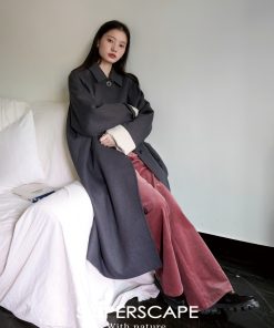 Vintage Slim-Fit Corduroy Flared Pants for Women - 90s Inspired Retro Style Trousers