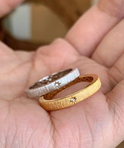 Vintage-Style Adjustable Eight-Pointed Star Ring for Women, High-End Niche Jewelry, Trendy 2025 Design