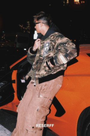 Vintage Washed Camouflage Distressed Patchwork Cotton Jacket - Hell Cross Design, Y2K Style, Perfect for 90s Fashion Lovers