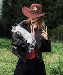 Vintage Western Cowboy Hat for Women - Outdoor Travel Jazz Hat, Sun Protection for Small Faces, Retro Style