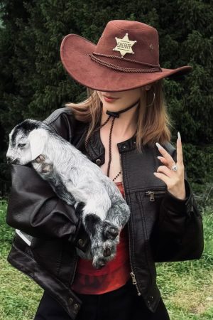 Vintage Western Cowboy Hat for Women - Outdoor Travel Jazz Hat, Sun Protection for Small Faces, Retro Style