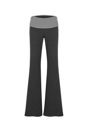 Warm Fleece Brushed Deerskin Supermodel Set - High-End Autumn Winter Two-Piece Top & Flared Long Pants for Chic Style