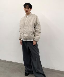 Warm Stand Collar Cotton Cardigan Jacket for Couples - Winter Fashion, American Style, Cozy Layering Essential