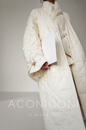 Warm Winter White Duck Down Scarf Loose Down Jacket - Women's Mid-Length Coat for 2025, Cozy Layering Essential