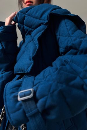 Warm Winter White Duck Down Scarf Loose Down Jacket - Women's Mid-Length Coat for 2025, Cozy Layering Essential