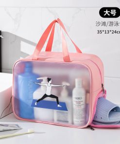 Waterproof Swimming Bag with Wet and Dry Separation - Unisex Fitness, Swimsuit Storage, Beach & Toiletry Bag for Vacation