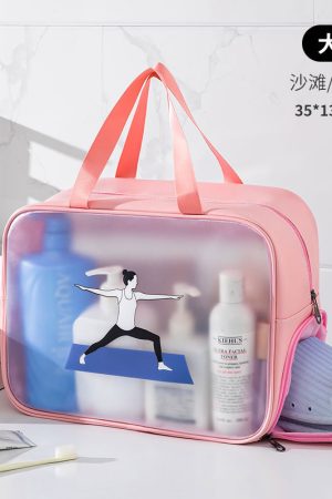 Waterproof Swimming Bag with Wet and Dry Separation - Unisex Fitness, Swimsuit Storage, Beach & Toiletry Bag for Vacation