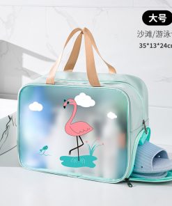 Waterproof Swimming Bag with Wet and Dry Separation - Unisex Fitness, Swimsuit Storage, Beach & Toiletry Bag for Vacation