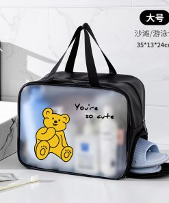 Waterproof Swimming Bag with Wet and Dry Separation - Unisex Fitness, Swimsuit Storage, Beach & Toiletry Bag for Vacation