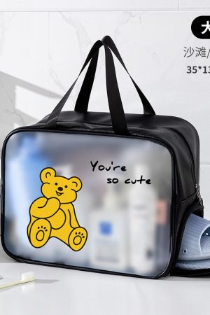 Waterproof Swimming Bag with Wet and Dry Separation - Unisex Fitness, Swimsuit Storage, Beach & Toiletry Bag for Vacation