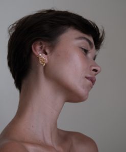 Wheat Ear Tassel Pearl Earrings - High-End Niche Design Ear Clips for Fashion-Forward 2025 Style