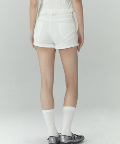 White Denim Skirt for Women - Korean Style Minimalist Summer 2025 Fashion, Casual Spring/Summer Essential Denim Skirt