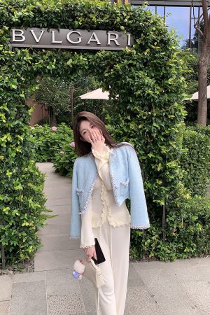 White Drawstring Knitted Wide-Leg Pants for Women - Loose High-Waisted Floor-Length Casual Trousers, Y2K Fashion, Comfy Chic Style